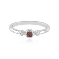 Anello in argento con Zircone Rosa