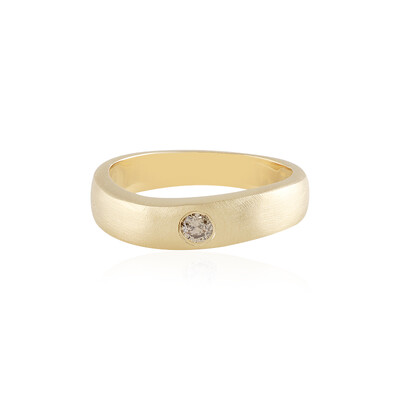 Anello in argento con Diamante Cioccolato I3