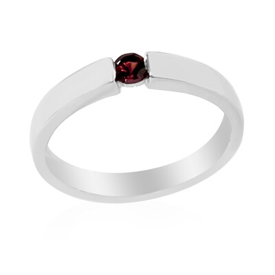 Anello in argento con Spinello Rosso