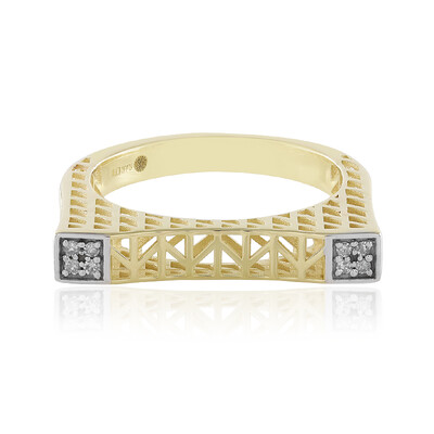 Anello in oro con Diamante I2 (J) (Ornaments by de Melo)