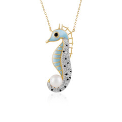 Collana in argento con Perla di Acqua Dolce