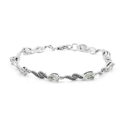 Bracciale in argento con Ametista Verde