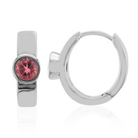 Orecchini in argento con Tormalina Rosa Brasiliana (Pallanova)