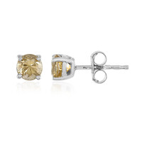Orecchini in argento con Zircone Giallo