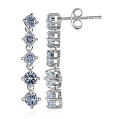 Orecchini in argento con Topazio Blu Cielo