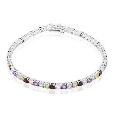 Bracciale in argento con Granato