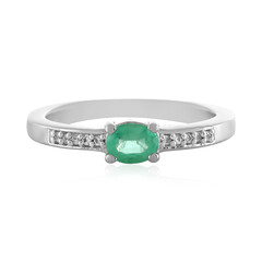 Anello in argento con Smeraldo Etiope