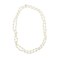 Collana in argento con Perla di Acqua Dolce (TPC)