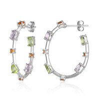 Orecchini in argento con Peridoto