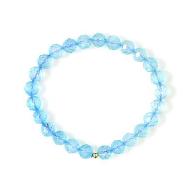 Bracciale con Topazio Blu Cielo