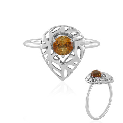 Anello in oro con Tormalina Arancione Brasiliana (Ornaments by de Melo)