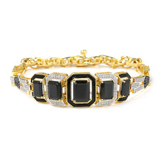 Bracciale in argento con Spinello Nero