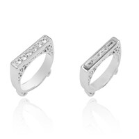 Anello in argento con Zircone (Dallas Prince Designs)