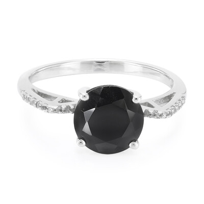 Anello in argento con Spinello Nero