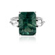 Anello in argento con Fluorite Verde