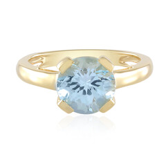 Anello in argento con Topazio Blu Cielo