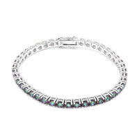 Bracciale in argento con Quarzo Mistico