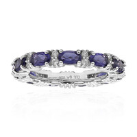Anello in argento con Iolite