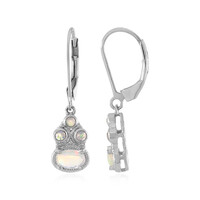 Orecchini in argento con Opale di Welo