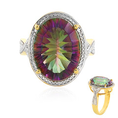 Anello in argento con Quarzo Mistico