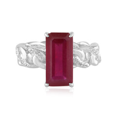 Anello in argento con Rubino del Madagascar (de Melo)
