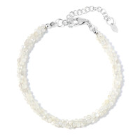 Bracciale in argento con Pietra di Luna Bianca