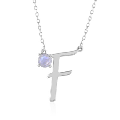 Collana in argento con Pietra di Luna Arcobaleno