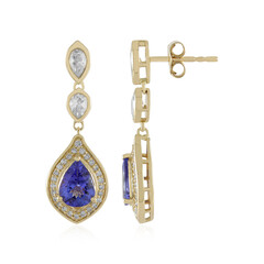 Orecchini in oro con Tanzanite AAA (de Melo)