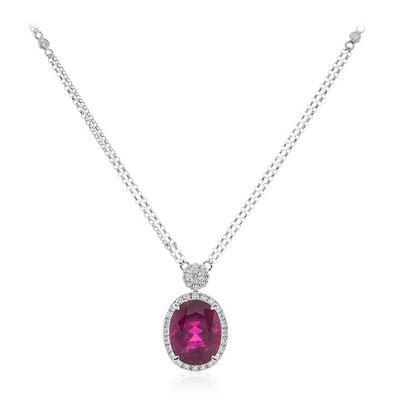 Collana in oro con Rubellite Brasiliana AAA (CIRARI)