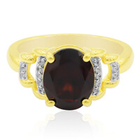 Anello in argento con Granato Mozambico (Remy Rotenier)