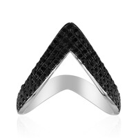 Anello in argento con Spinello Nero