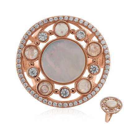 Anello in argento con Madreperla