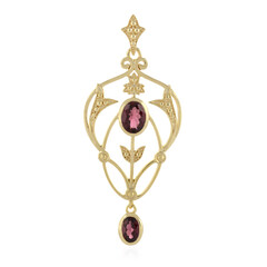 Ciondolo in argento con Rodolite
