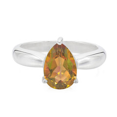 Anello in argento con Topazio Jungle