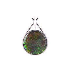 Ciondolo in argento con Ammolite