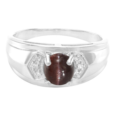 Anello in argento con Scapolite Occhio di Gatto