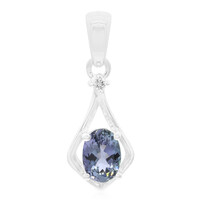 Ciondolo in argento con Tanzanite (non riscaldata)