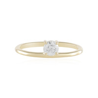 Anello in oro con Diamante IF (G) (de Melo)