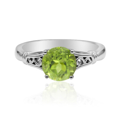 Anello in argento con Peridoto