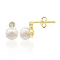 Orecchini in argento con Perla di Acqua Dolce