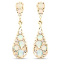 Orecchini in argento con Opale di Welo