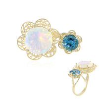 Anello in oro con Opale di Welo (Ornaments by de Melo)