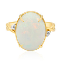 Anello in oro con Opale di Welo (Adela Gold)