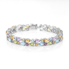 Bracciale in argento con Citrino