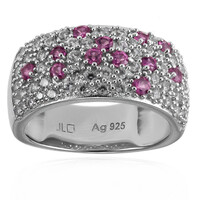 Anello in argento con Rubellite