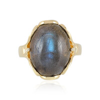 Anello in argento con Labradorite