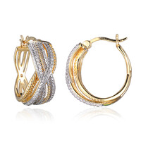 Orecchini in argento con Diamante I3 (I)