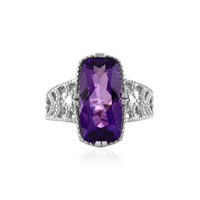 Anello in argento con Ametista del Marocco