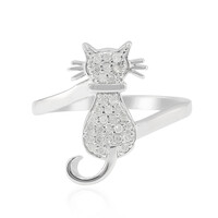 Anello in argento con Diamante I3 (I)