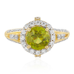 Anello in oro con Sfene